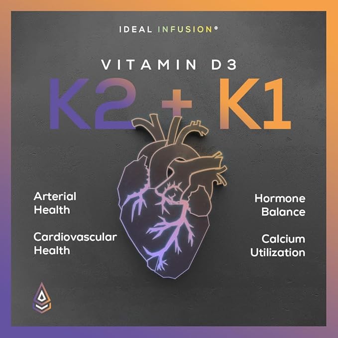 Vegan Vitamin D3 10,000iu with K1 K2: Natural Plant Based D3 - Burp-Free Patented Coconut MCT Powder for Improved Absorption - Immune Support & Bone Structure (90 Servings) Wildcrafted D3 Lichen