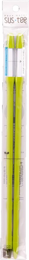Sustee Aquameter (Large Green Refillable - Bundle of 2) - House Plant Soil Moisture Meter, Humidity Sensor Probe, Water Level Indicator - Best for Indoor Potted Plants