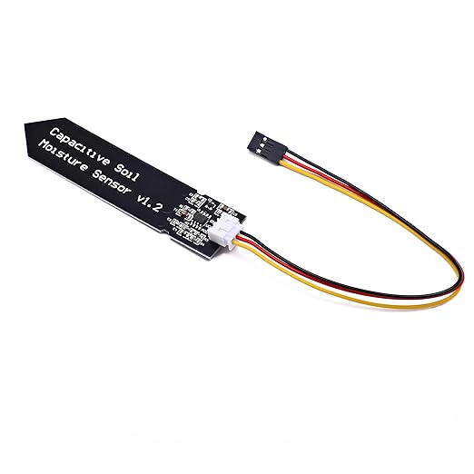 Songhe Capacitive Soil Moisture Sensor Module Corrosion Resistant Moisture Detection Garden Watering for Arduino DIY 3.3~5.5V 5pcs