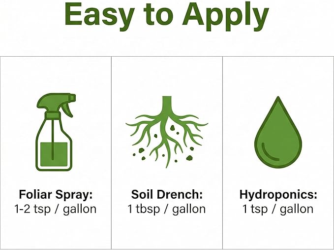 GS Plant Foods Yucca Extract Wetting Agent - All Natural Wetting Agent (8 Ounces Concentrate) - Plant Thirst Quench for Plants, Lawns - Liquid Aeration Soil Loosener