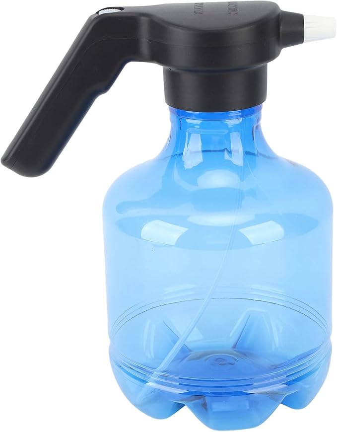 3L Electric Spray Bottle, Rechargeable High Pressure Cleaning Spray Can for Watering Flowers Garden Cleaning, Fertilizing, Cleaning(Blue)