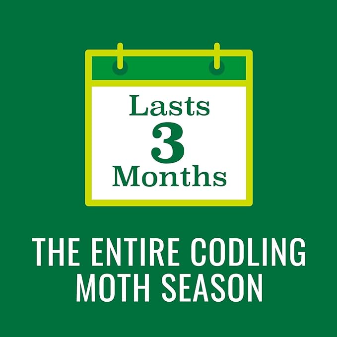 NATRIA Codling Moth Pheromone Trap, Ready-to-Use, (1-Pack) with NATRIA Neem Oil Spray for Plants Pest Organic Disease Control, for Insects, 24 Oz, Ready-to-Use
