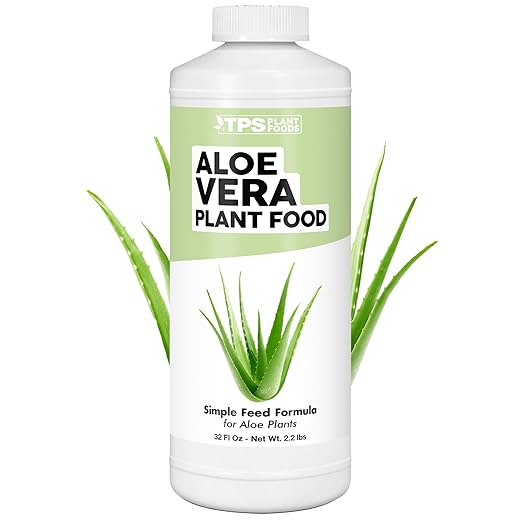 Aloe Vera Fertilizer for All Aloe and Succulent Plants, Liquid Plant Food, 32 oz (1 Quart)