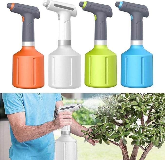 Electric Plant Spray Bottle Automatic Watering USB Garden Tool, 900ML White