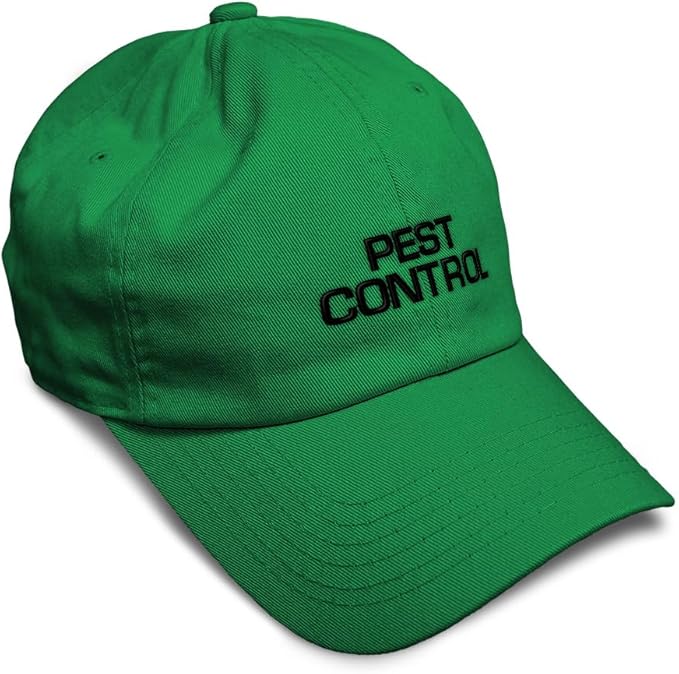 Custom Soft Baseball Hat Embroidered Dad Hat Pest Control Occupation B Embroidery Men & Ladies Baseball Cap