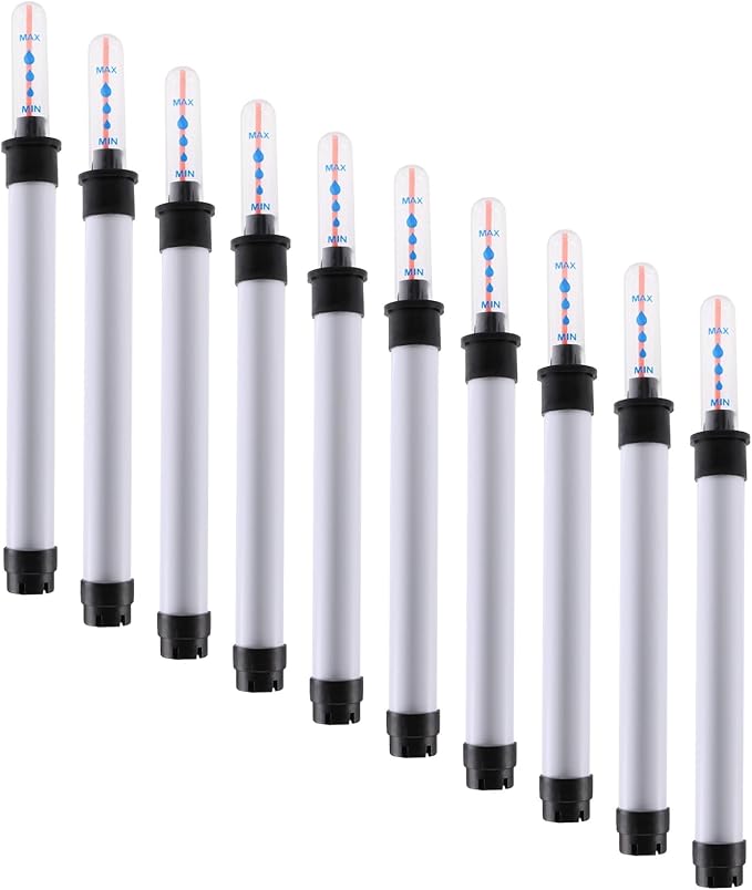 Pack of 10 Soil Moisture Meter, 20 cm Plant Water Level Indicator, Water Level Indicator, Soil Moisture Meter, Sensor