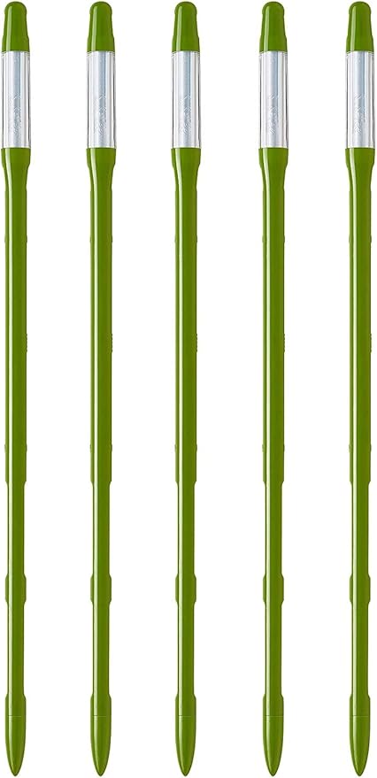 Sustee Aquameter, Set of 5, Plant Soil Moisture Sensor (Green, Large)