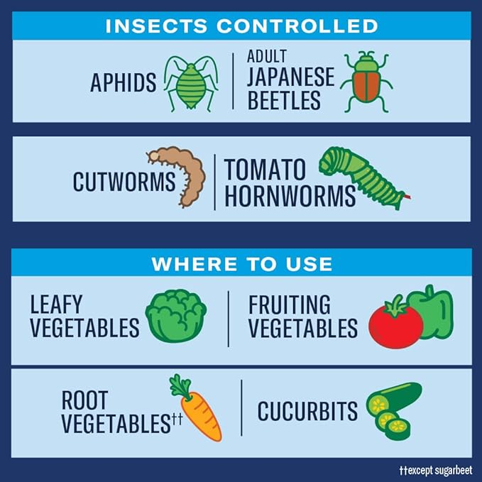 BioAdvanced Tomato & Vegetable Pest Control and Insect Killer, 24-Ounce, Ready-to-Use, Bug Spray for Plants
