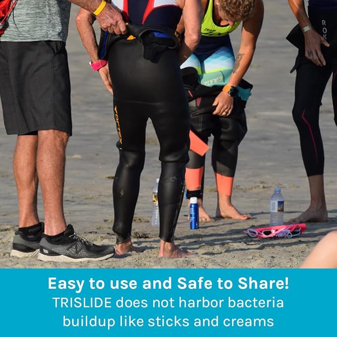 TRISLIDE Anti-Chafe Continuous Spray Skin Lubricant Body Friction Protection | Prevents Blistering and Chafing | Providng Long-Lasting Comfort and Protection | Pack of 2