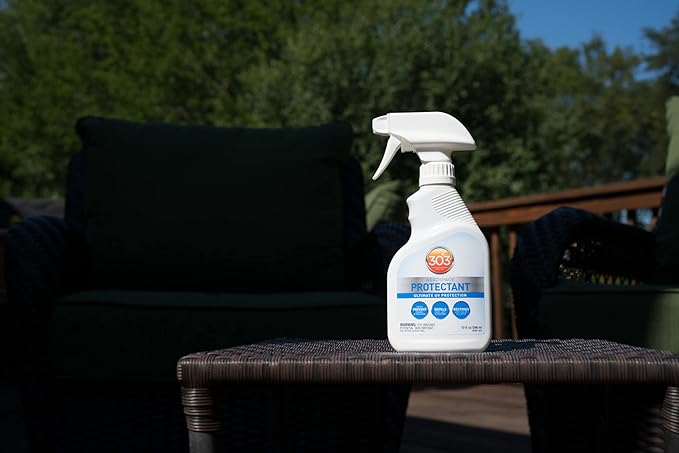 303 Products Aerospace Protectant Spray, UV Protection, Repels Dust, Dirt, & Staining, Matte Finish, Restores Like-New Appearance, Outdoor Cleaning Supplies 10 Fl. Oz.