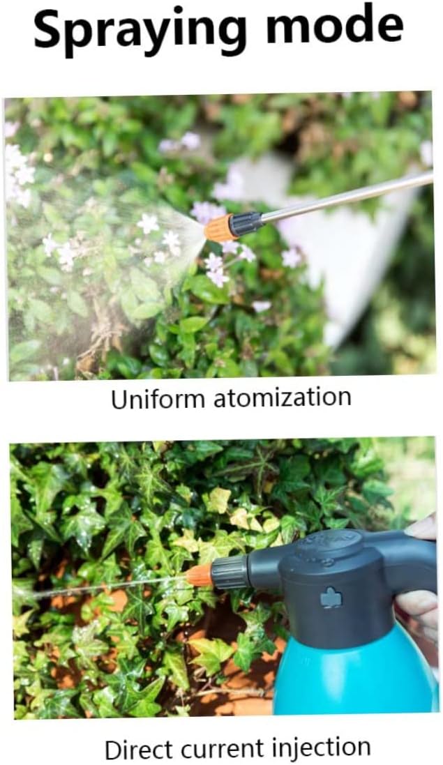 Electric Spray Bottle 2L-PRO Rechargeable Sprayer with Type-C USB Charge Port Comfortable Handheld Sprayer for Watering Plants Blue
