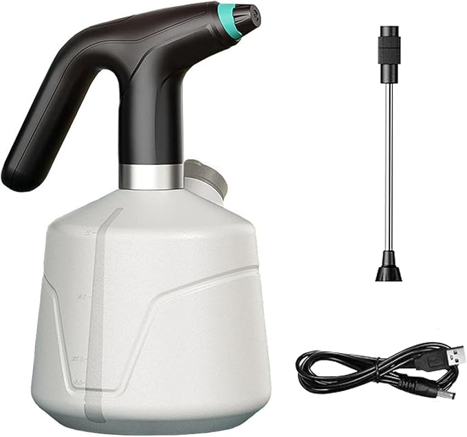2000ml Electric Plant Sprayer Bottle Automatic Sprayer for Car Detailing and Home Use with Convenient Water Inlet