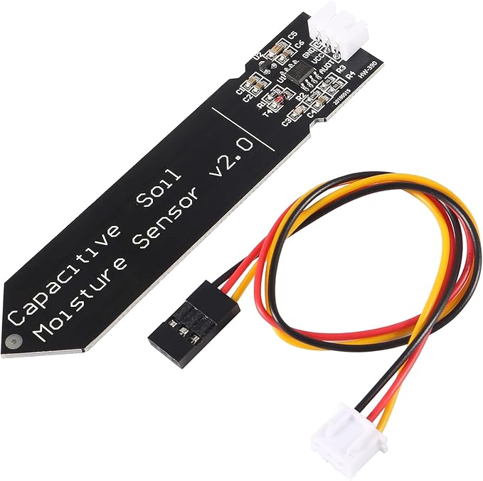 AITRIP 10 Pack Capacitive Soil Moisture Sensor Corrosion Resistant for Arduino Moisture Detection Garden Watering DIY Electronic for Arduino and Raspberry Pi (10PCS)
