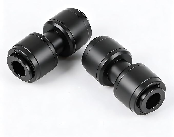 RedChili 30 PCS Quick Connect Drip Irrigation 1/4" Coupling Fitting, Universal Straight Coupler Connectors for 1/4-Inch Drip Tubing Leak Free Fittings for Sprinkler Irrigation System Connection