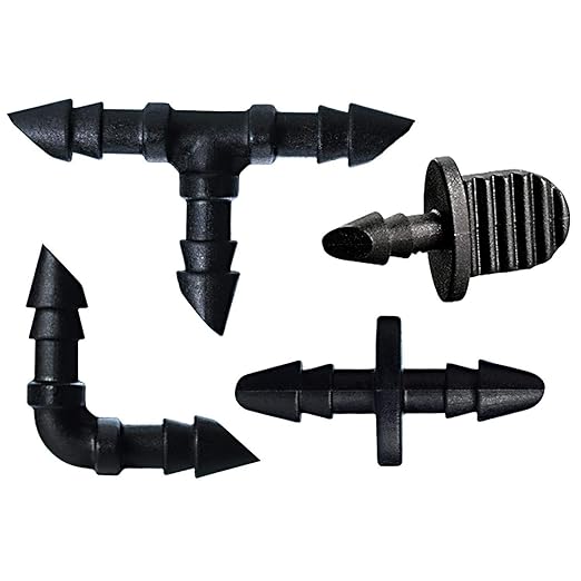 67431 (90 Total Pieces) Orbit Drip Irrigation System 1/4 inch Drip Fittings - 3-Pack (3-Pack)