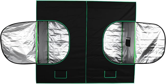 Generic 4x8 Grow Tent 94x47x78inch 600D Oxford Fabric Growing Tent with Observation Window Indoor Plant Greenhouse for Hydroponics Indoor Plant