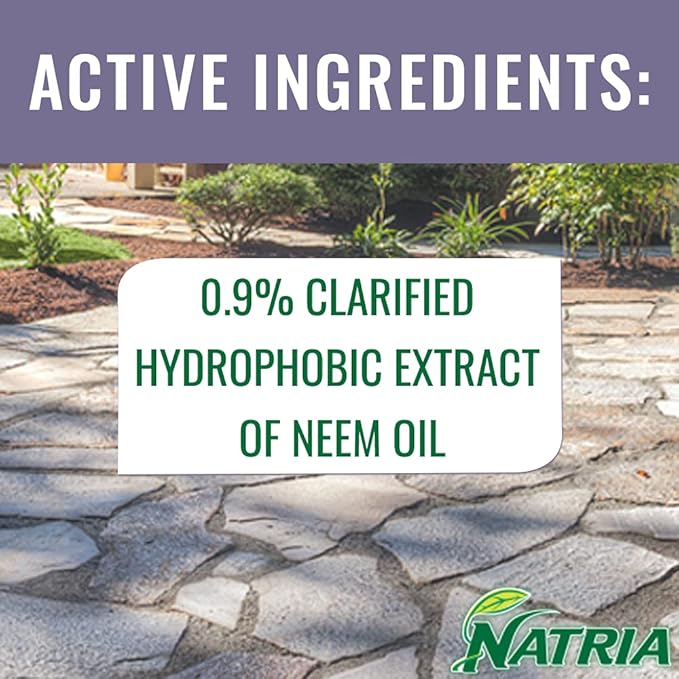 Natria 706250A Neem Oil Spray for Plants Pest Organic Disease Control, 24 Ounce 8 Pack, Ready-to-Use