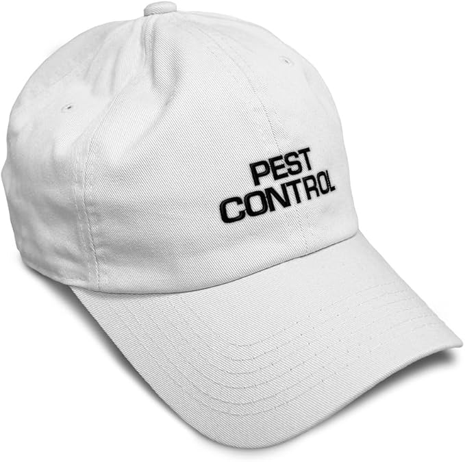 Custom Soft Baseball Hat Embroidered Dad Hat Pest Control Occupation B Embroidery Men & Ladies Baseball Cap