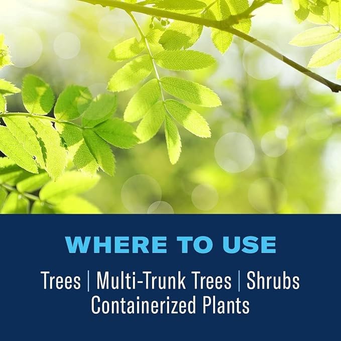 BioAdvanced 12 Month Tree & Shrub Protect and Feed Concentrate - Mix & Pour - Insect Control and Plant Food - Up to 12 Months Protection - 64 oz Bottle