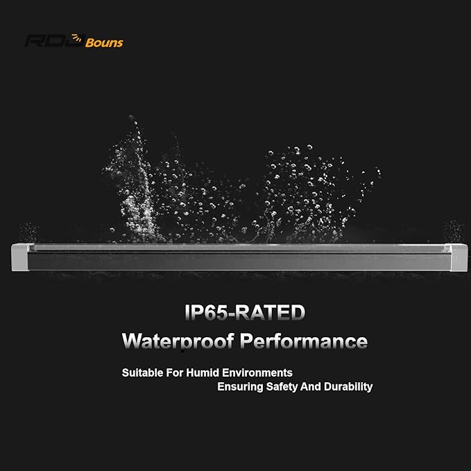 RDJ Bouns Under Canopy LED Grow Lights Bar, 120W Full Spectrum with 660nm & Far Red, High Waterproof IP65, Daisy Chain Dimming, 46 Inch, Undercanopy Grow Lighting for Hydroponic Growing (U120)