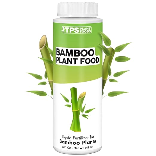 Bamboo Plant Food – Liquid Plant Food for New Shoot Growth, Rich Green Leaves & Strong Root Development, 8 oz