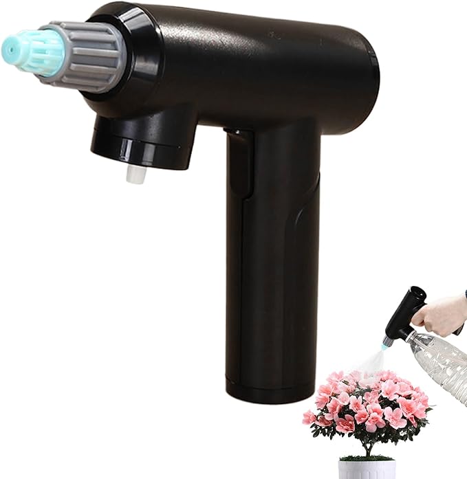 Electric Garden Sprayer - Automatic Adjustable Nozzle Spray Bottle, Portable Plant Watering Device, Multi-Purpose Outdoor Tool | Apartment Yard Patio Home for Flower Bonsai Office Fertilizing