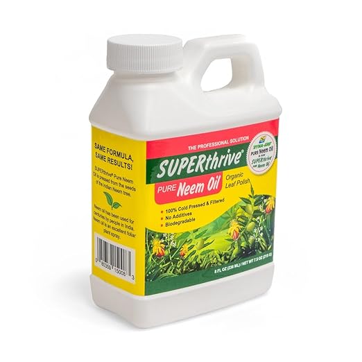 SUPERthrive Pure Neem Oil Natural Leaf, 8 oz (2 Pack)