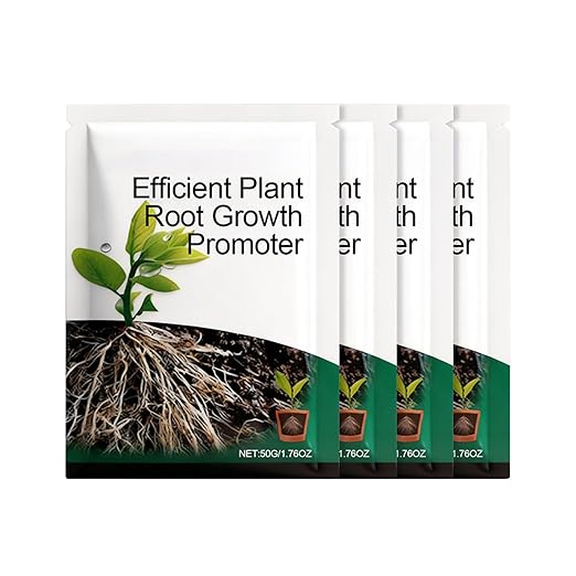Rooting Powder, Concentrated Plant Propagation Booster, Root Growth Powder for Cloning and Seedlings, Promotes Healthy Root Development for Trees, Houseplants, Flowers, Potting Mix, Compost, Lawns, Ga
