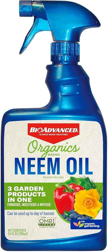BioAdvanced Organics Brand Neem Oil, Ready-to-Use, 24 oz