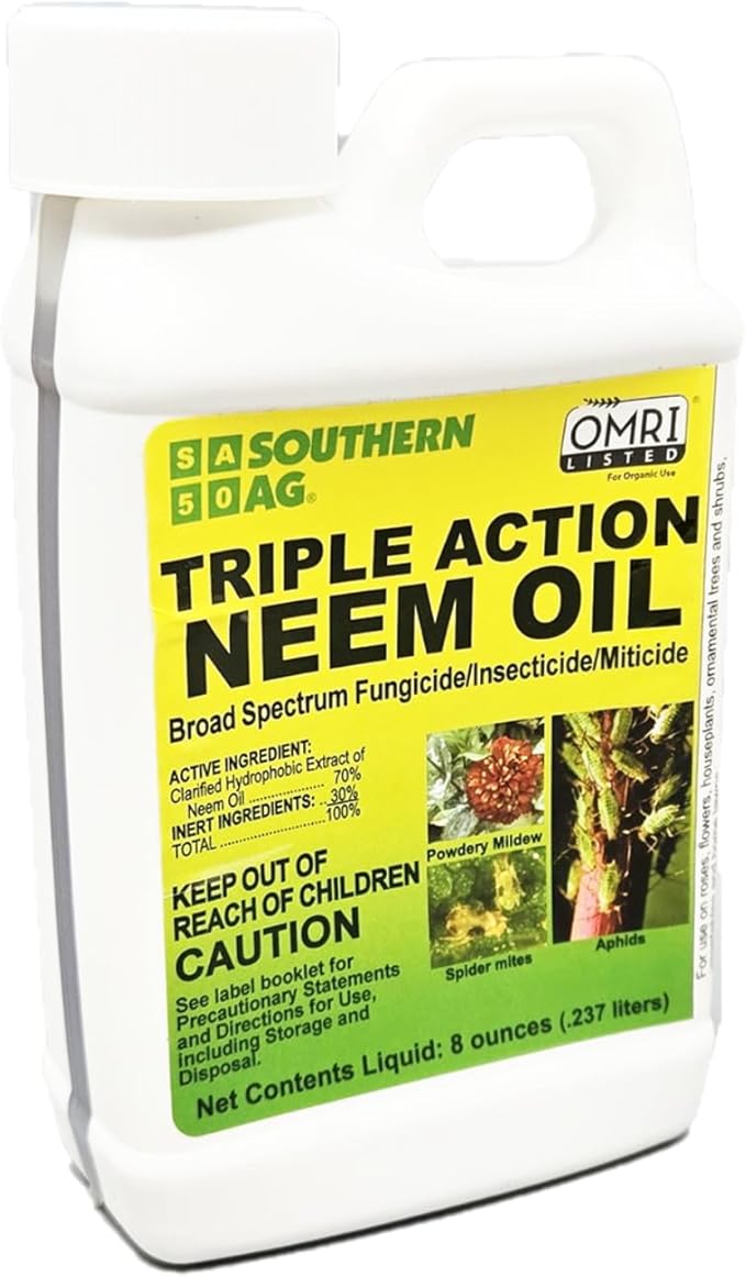 Southern AG Triple Action Neem Oil, 8 oz