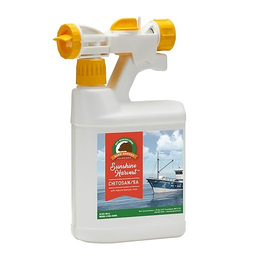 Trident’s Pride Chitosan with Salicylic Acid – Plant Growth & Defense Booster | 32oz with Hose-End Sprayer | Enhances Root Development, Strengthens Immunity & Increases Stress Resistance