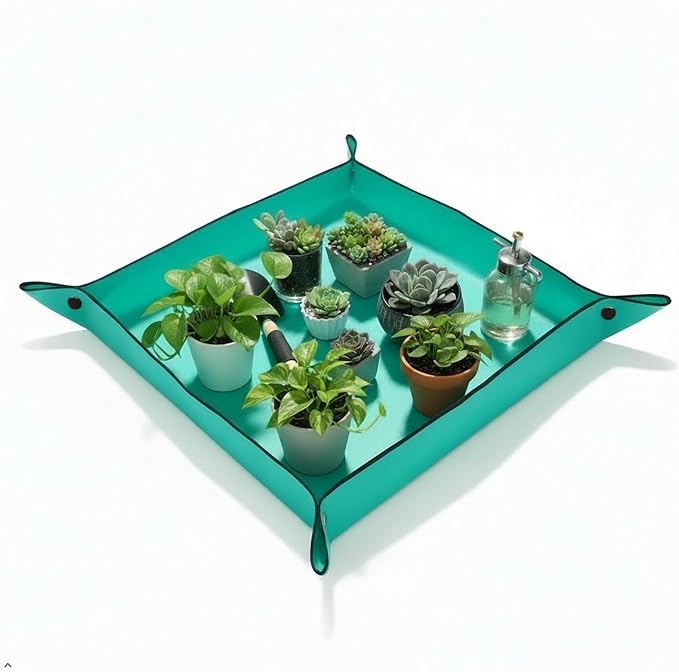 Plant Repotting Mat for Plants, Gardening Hand Tools for Gardeners, PE, 39.4x39.4in(100x100cm)