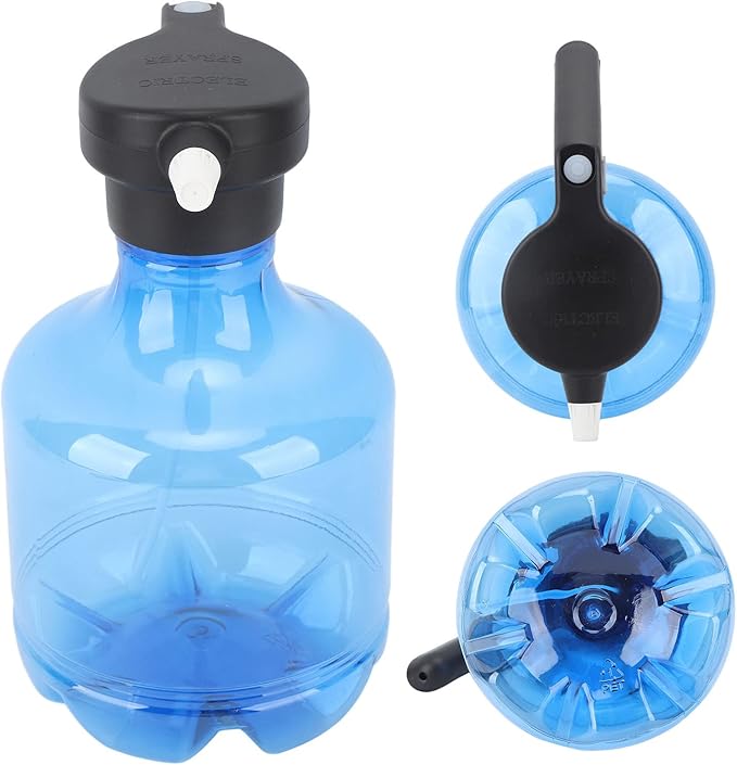 3L Electric Spray Bottle, Rechargeable High Pressure Cleaning Spray Can for Watering Flowers Garden Cleaning, Fertilizing, Cleaning(Blue)