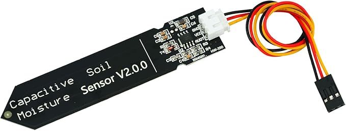 10Pcs Capacitive Soil Moisture Sensor Module 3.3V Compatible with for Arduino Raspberry Pi DIY
