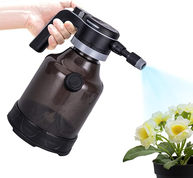 Water Spray Bottle for Plants - 3l Electric Spray Bottle Cordless, Water Mister with Adjustable Nozzles | for Home Lawn Outdoor Patio Driveway Plant Watering Garden