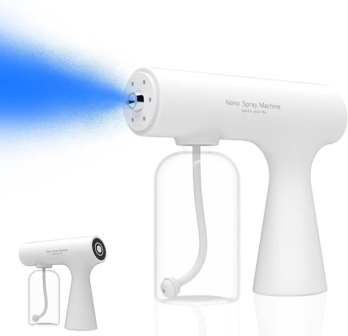 Rechargeable Handheld Nano Sprayer with Blue Light, Ideal for Watering Plants and Trees (K5S Model)