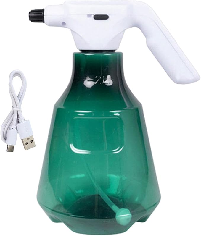 Plant Mister Spray Bottle Multipurpose with Adjustable Mist Nozzle 2L Electric Plant Sprayer Gardening Water Sprayer for Pets Lawn, Blue