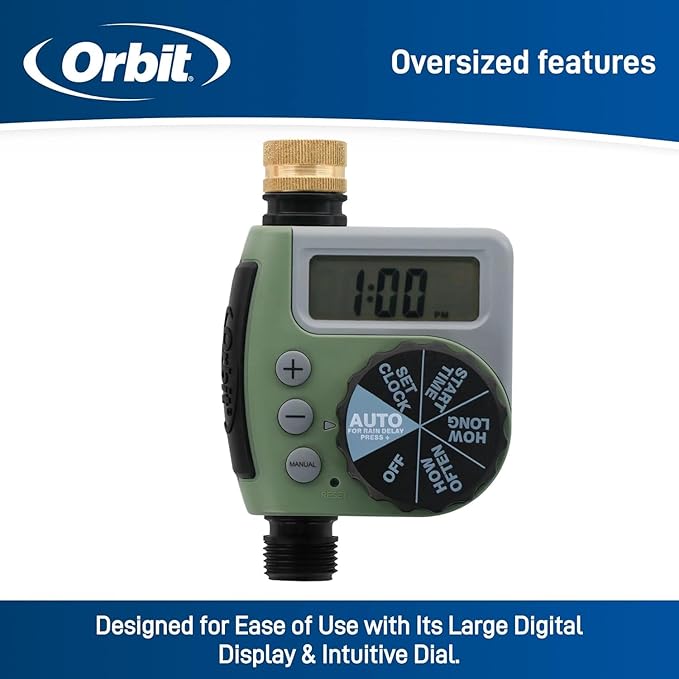 6-Pack Orbit 62056 One Outlet Single-Dial Hose Faucet Timer (Pack of 6)