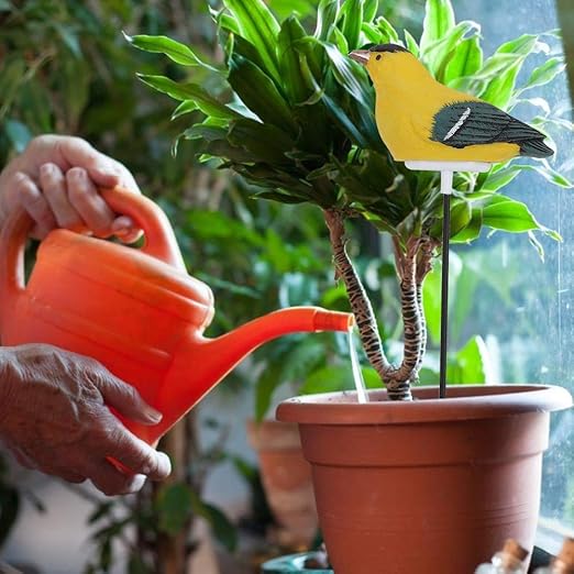Soil Sensor - Meter - Hygrometer - Plant Water Monitor - Singing Alarm Function - Planting Enthusiasts - for Indoor & Outdoor Garden(Battery Included)(Yellow)