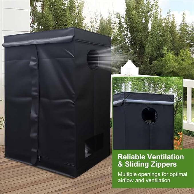 Planting Tent 59 "x48 x24 high reflectivity Indoor Planting Room for Planting Fruits, Flowers and Vegetables with Detachable Waterproof Floor Tray.