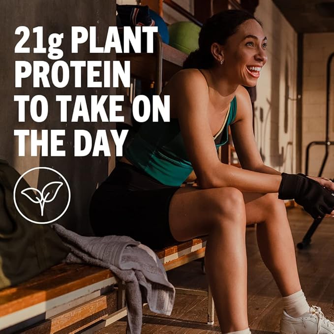 Orgain Organic Vegan Protein Powder, Vanilla Bean - 21g Plant Protein, 5g Prebiotic Fiber, Low Carb, No Lactose Ingredients, No Added Sugar, Non-GMO, 10 Single Serve Individual Packets
