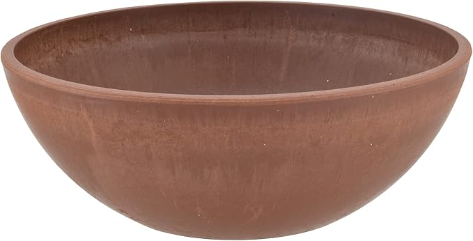 PSW Pot Collection Shallow Bowl Planter, 10-inch | Terra Cotta Color | Pack of 2 | For Succulents & Bonsai