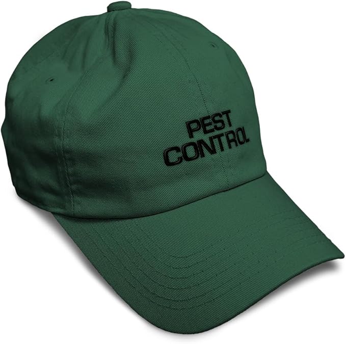 Custom Soft Baseball Hat Embroidered Dad Hat Pest Control Occupation B Embroidery Men & Ladies Baseball Cap