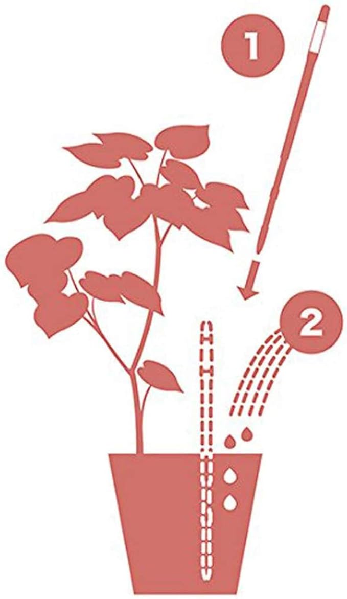 IPPINKA Sustee Aquameter, Set of 4, Plant Soil Moisture Sensor, (Green, Large)