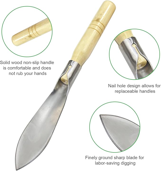 Hand Shovel for Gardening,Garden Shovel Hand,Trowel Garden Tool,Garden trowels Hand Tool,Garden Hand Shovel,Garden Shovels for Planting,Small Shovels for Gardening,Hand Shovel (Silver-3)