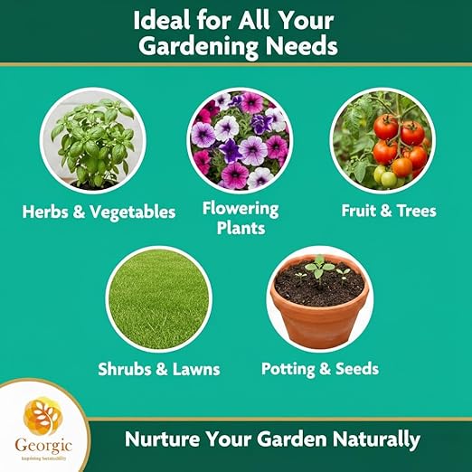 Mustard Oil Cake Powder – All-Purpose Natural Fertilizer for Flowers, Vegetables, Herbs, Fruit Trees & Plants – Natural Cold-Pressed Plant Food and Soil Conditioner – Booster for Lush Growth (3 lb)