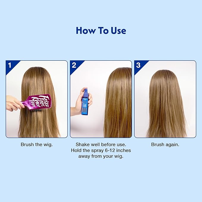 Red by Kiss Wig Spray, Extra Shine & Detangling Control for Remy, Human, Synthetic Hair, UV & Heat Protection, PH Balance & Long-Lasting Fragrance (2oz, Sheen)