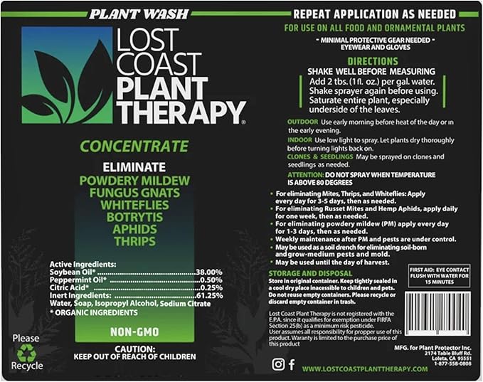Lost Coast Plant Therapy- Plant wash 9OZ
