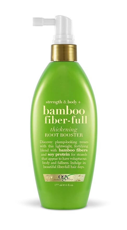 Organix Strength & Body Plus Fiber-Full Thickening Root Booster, 6 Fluid Ounce