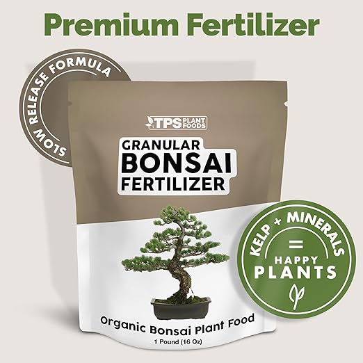 Granular Bonsai Fertilizer – Slow Release Plant Food for Compact Growth & Healthy Foliage, 6 oz